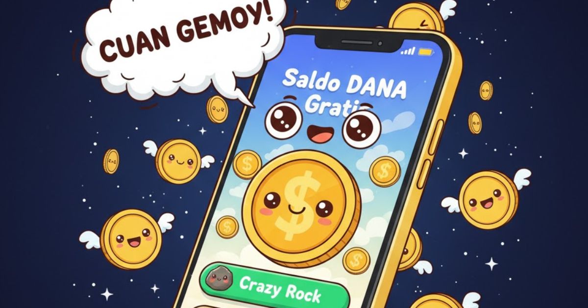Klaim Saldo DANA Gratis Hari Ini dari Game Crazy Rock, Bisa Buat Belanja di PRJ 2025