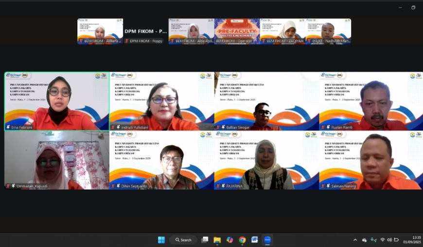 Universitas Esa Unggul Gelar Pre University Program (PUP) Secara Daring untuk Mahasiswa Baru 2025/2026