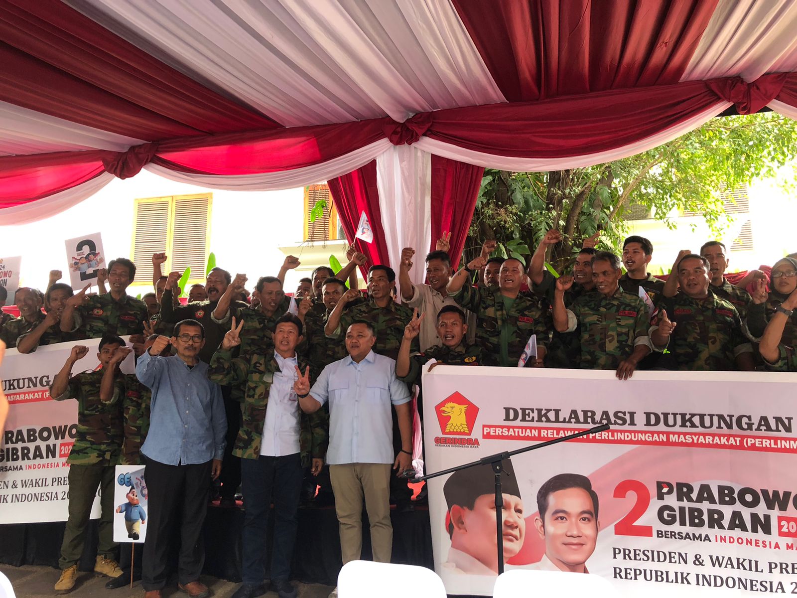 Perlinmas Beri Dukungan Untuk Prabowo-Gibran, TKN: Perjuangan Linmas Insyaallah akan Terwujud