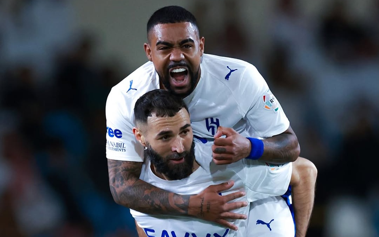 Debut Gila Karim Benzema! Hat-trick Antar Al Hilal Pesta Gol Menang Telak 6-0