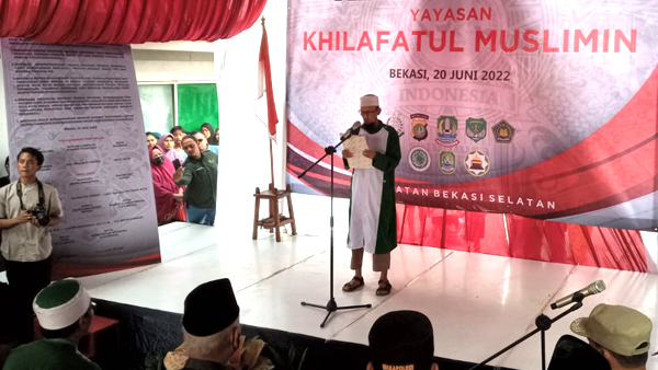 Khilafatul Muslimin Deklarasi Akui NKRI dengan 5 Pernyataan, PLT Wali Kota Tri Adhianto Ikut Hadir