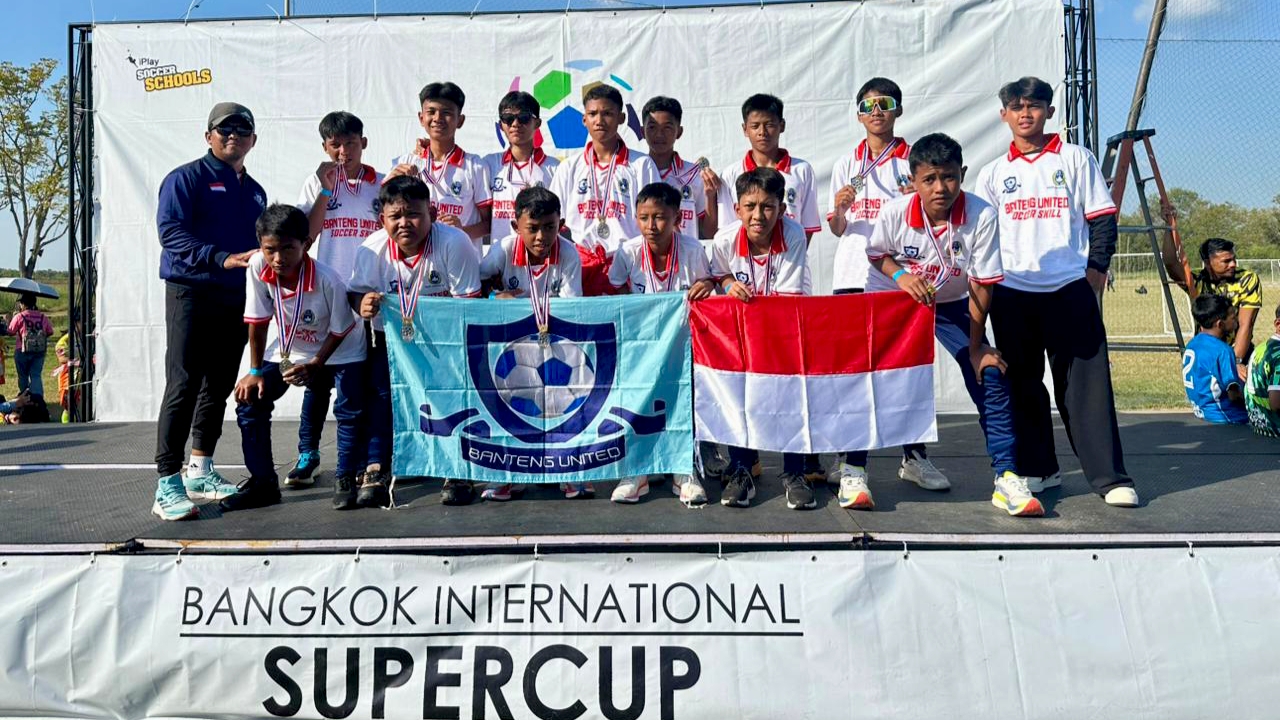 Bangga! Wakili Indonesia, SSB Banteng United Raih Runner Up di Bangkok International Super Cup 2025