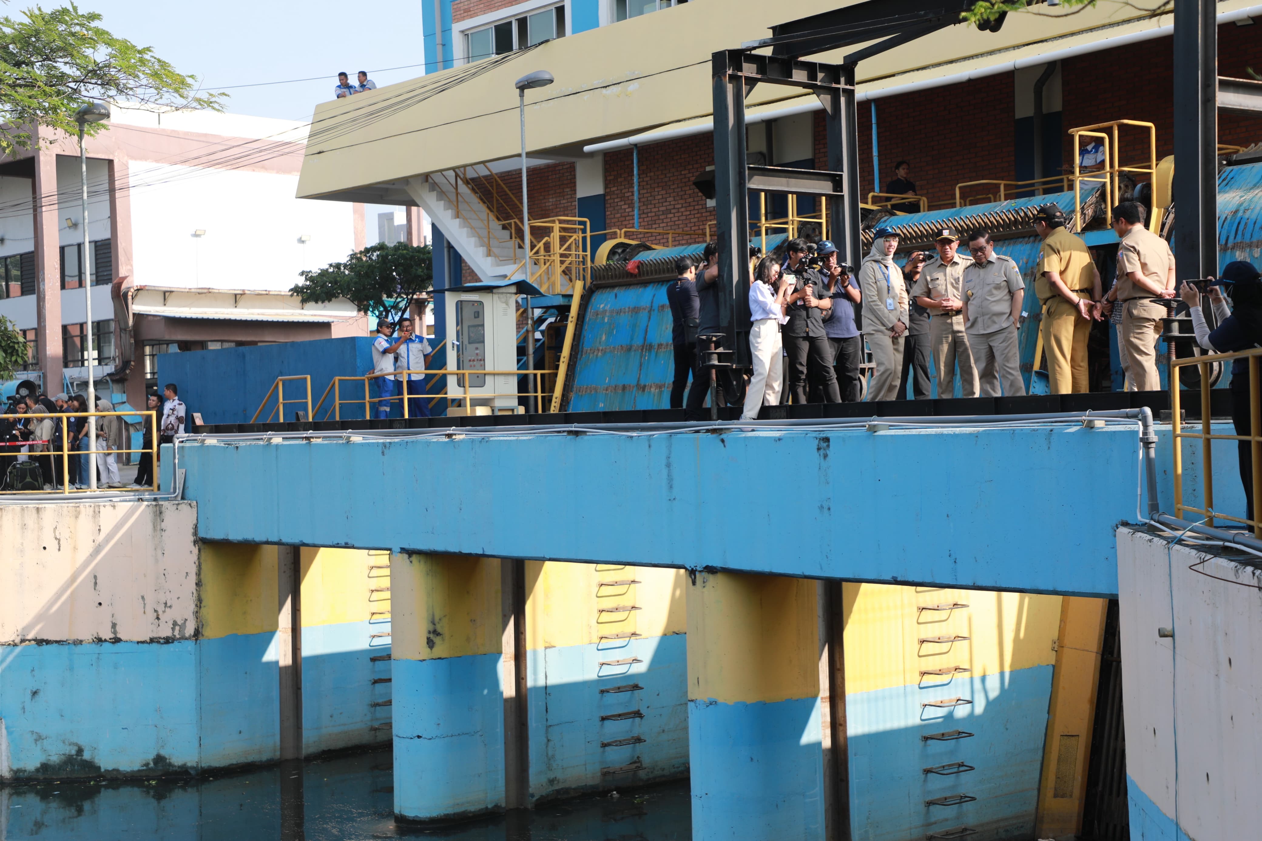 Peran Vital Rumah Pompa Waduk Pluit, Jaga Istana Negara Bebas Banjir Saat Hujan Lebat