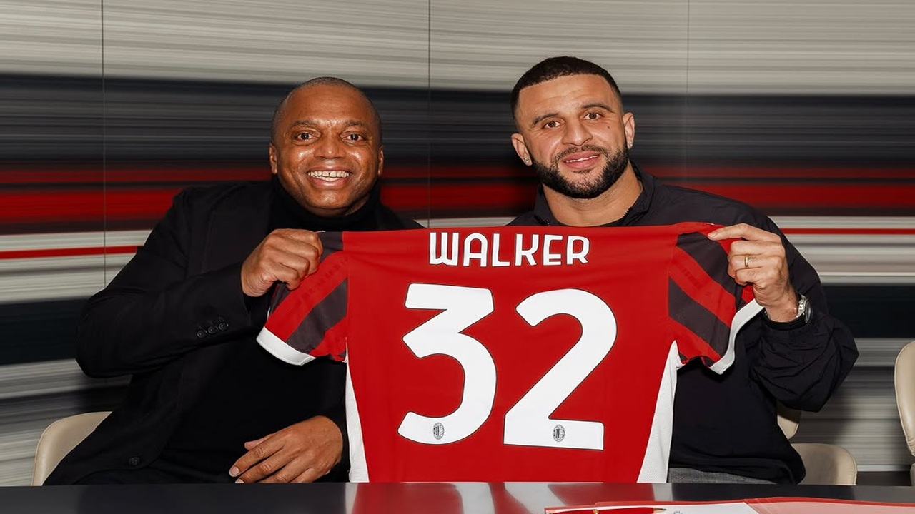 Kyle Walker Pakai Nomor 32 di AC Milan, Kapan Debut?