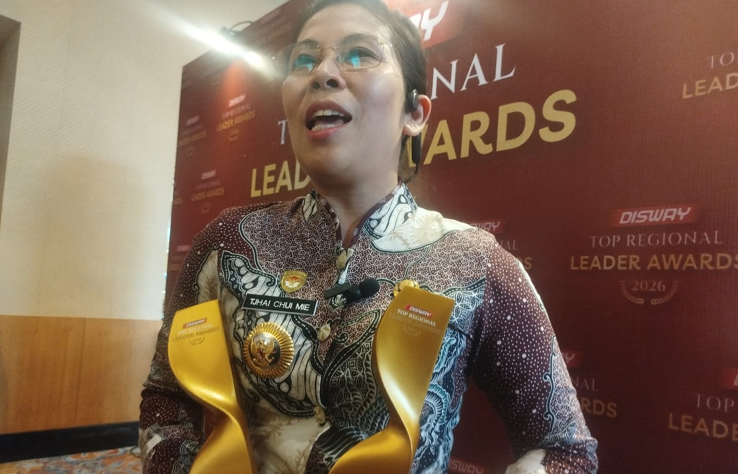 Sabet 2 Kategori Disway Top Regional Leader Awards 2026, Wali Kota Singkawang: Toleransi Fondasi Pariwisata