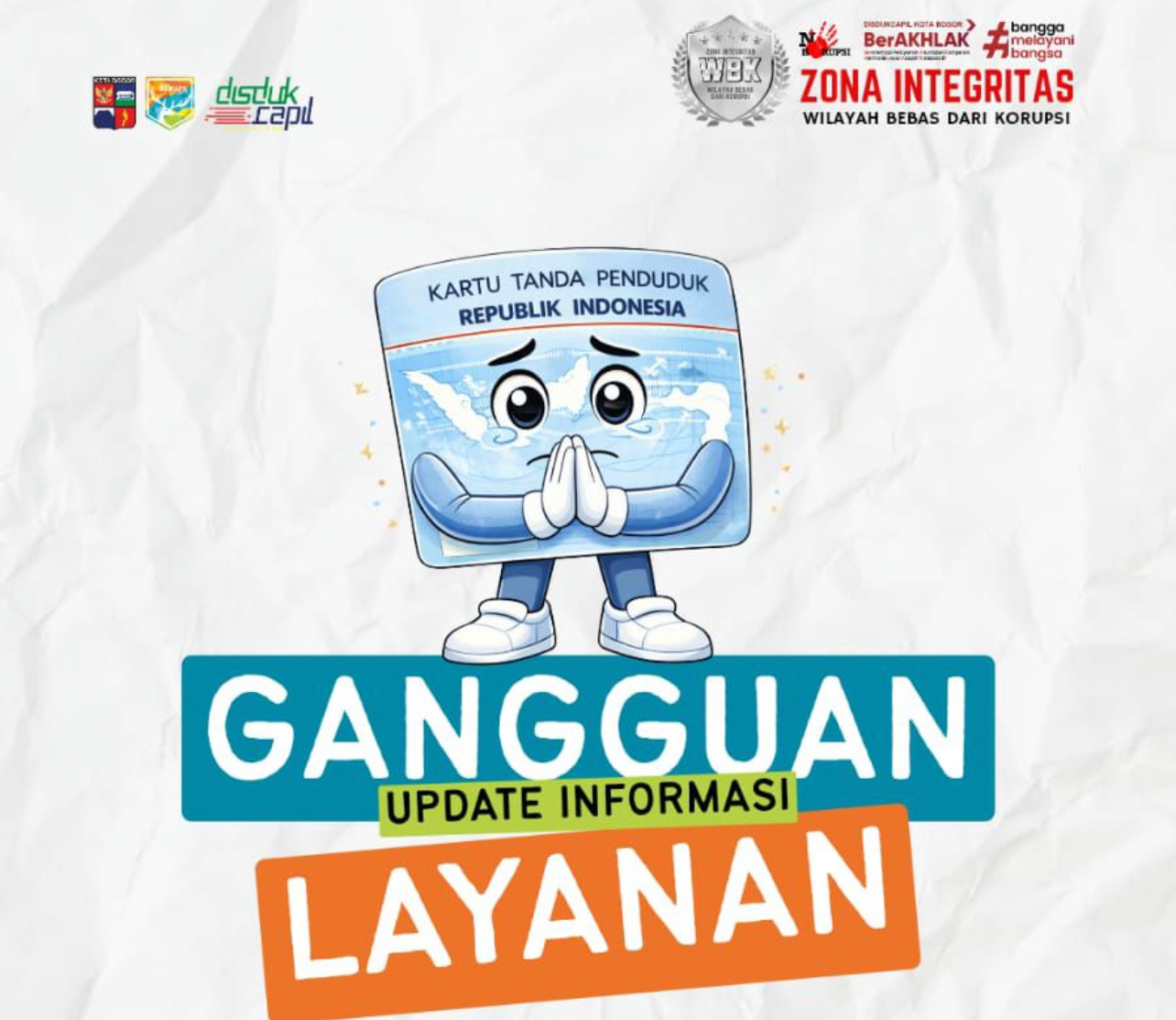 Disdukcapil Kota Bogor Pastikan Layanan Tetap Berjalan Meski Alami Keterlambatan