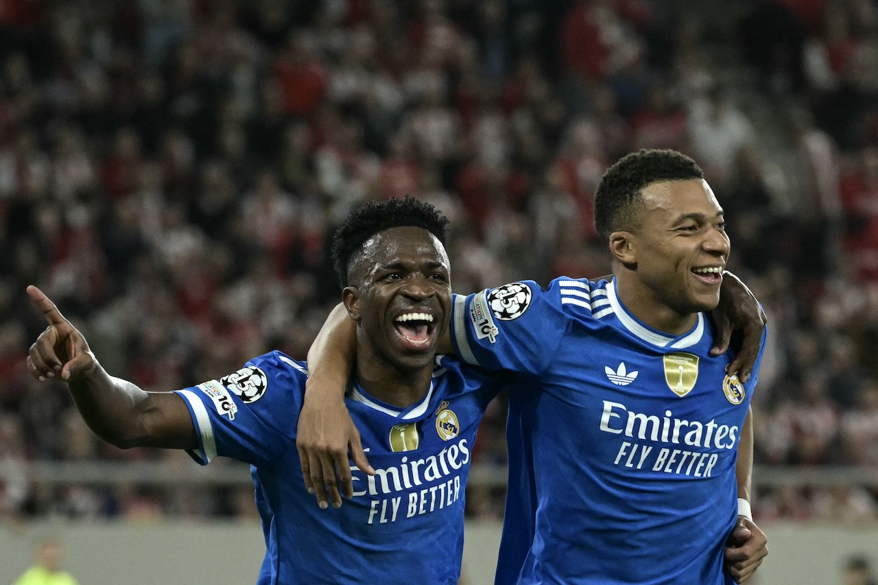 Olympiacos vs Madrid 3-4, Quat-trick Mbappe tetap Bikin Waswas