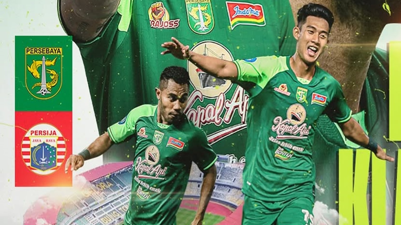 BIG MATCH! Link Live Streaming Persebaya vs Persija Jakarta BRI Liga 1 Indonesia