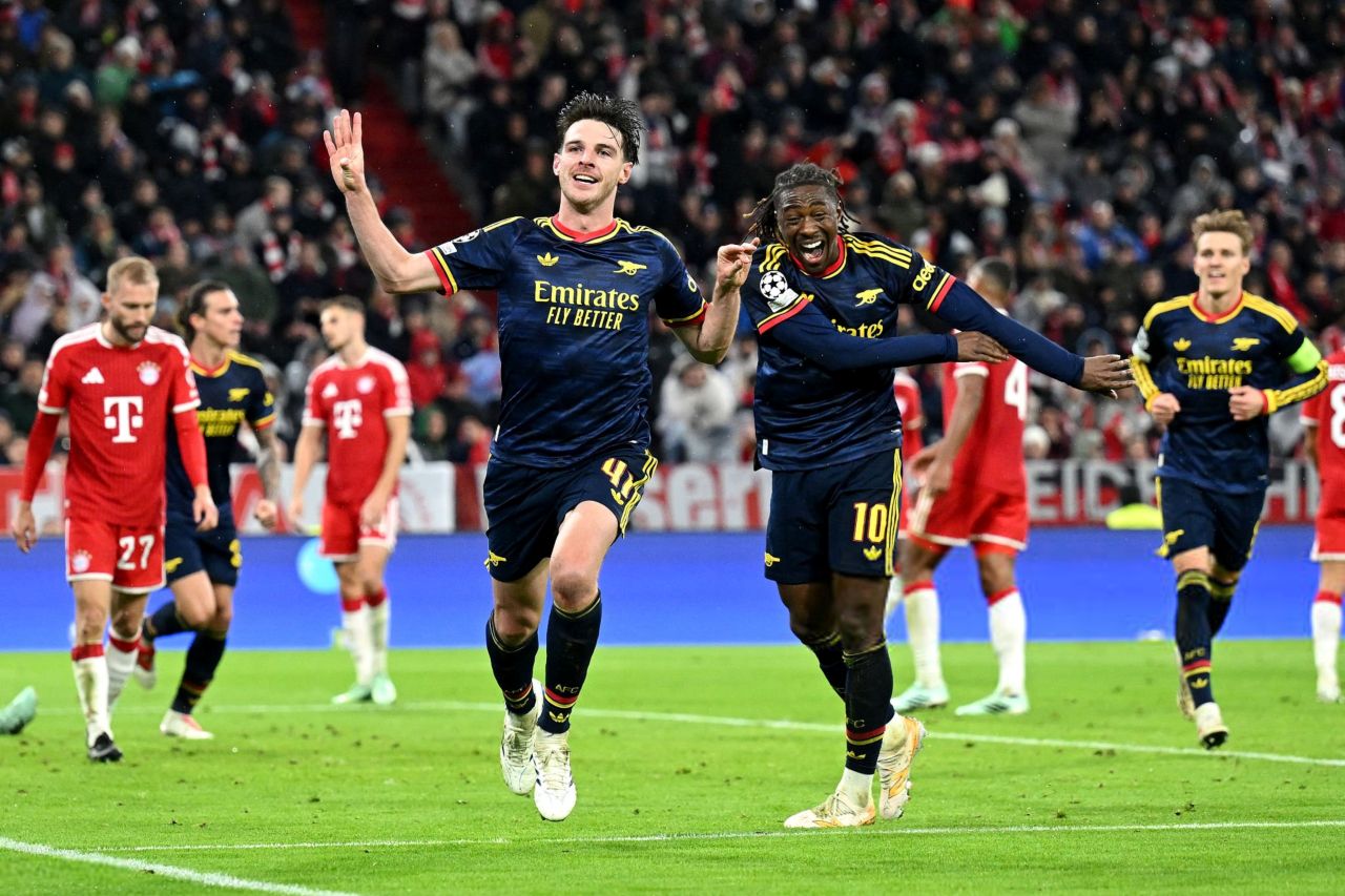 Bayern vs Arsenal 2-2, Declan Rice Selamatkan Poin The Gunners
