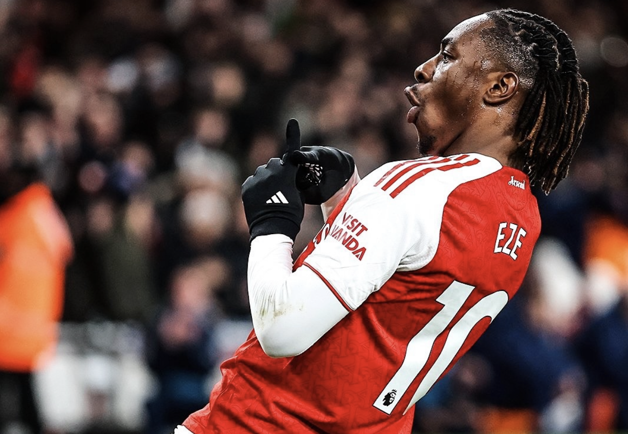 Eberechi Eze Samai Rekor Thierry Henry dan Van Persie Usai Borong 2 Gol di Derbi Arsenal vs Tottenham