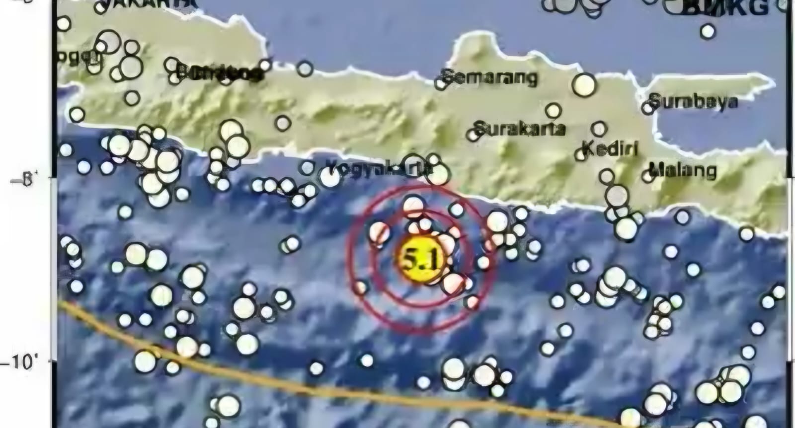 Gempa 5,1 M Guncang Jogja, BMKG Pastikan Tidak Ada Potensi Tsunami