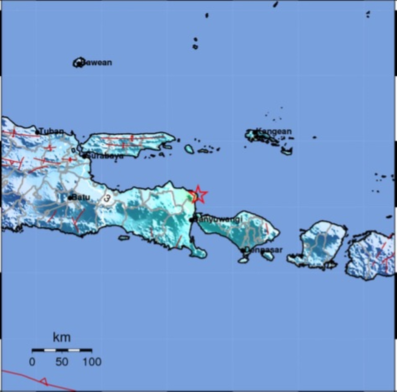 Gempa Guncang Jawa Timur dan Bali, Getaran Terasa hingga Surabaya dan Lombok