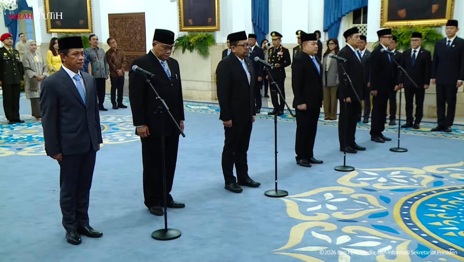 Prabowo Kembali Reshuffle Kabinet Merah Putih, Enam Nama Baru Dilantik 