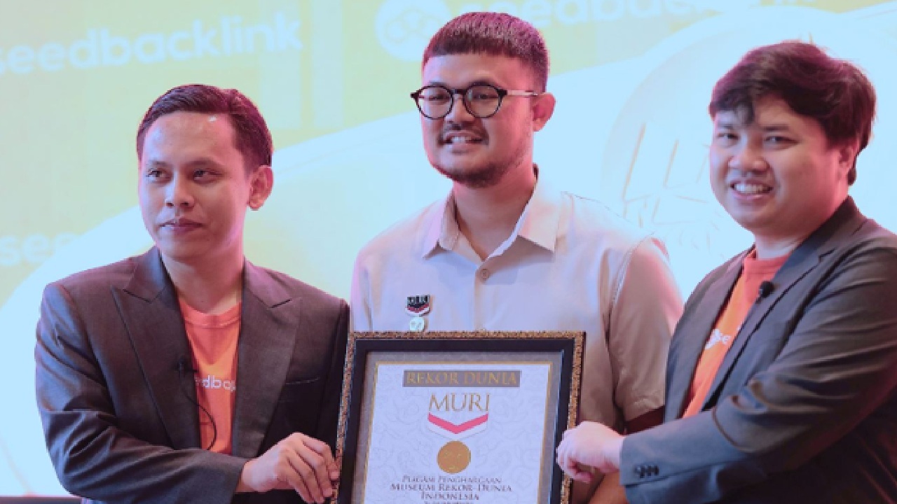 Seedbacklink Sukses Dapatkan Rekor MURI, Ini 'Rekor' yang Dipecahkan!