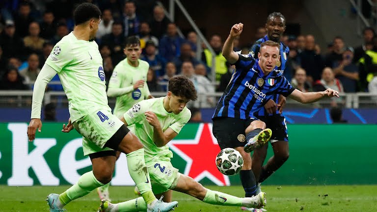 Rating Pemain Inter Milan Pasca Pulangkan Barcelona dari Liga Champions, Frattesi Berapa?