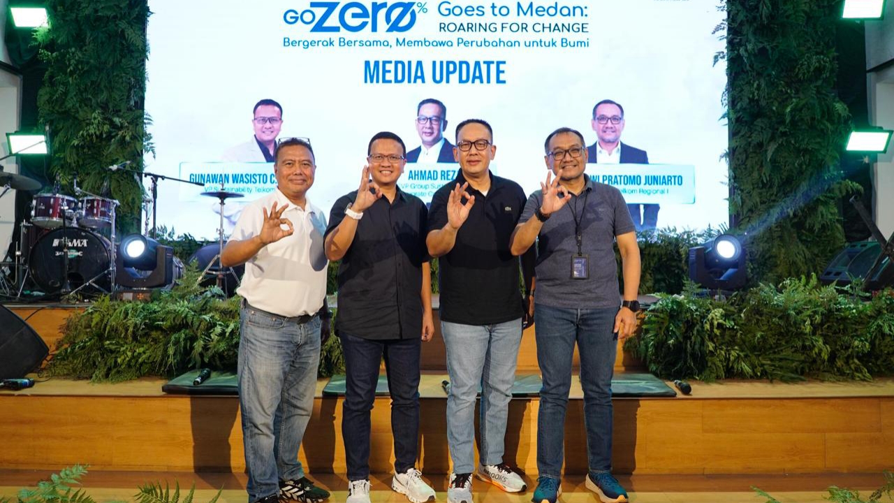 Telkom Perkuat Penerapan ESG di  Regional 1 Lewat GoZero% Goes to Medan