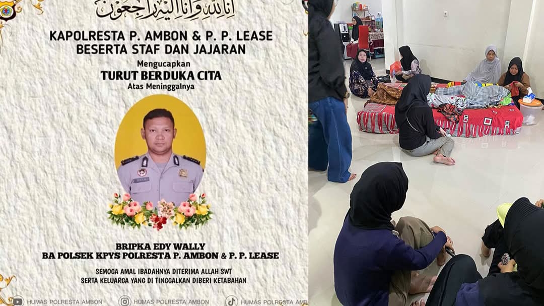 Innalillahi, Polisi yang Aniaya Sopir di Pelabuhan Ambon Meninggal Saat Diperiksa Propam