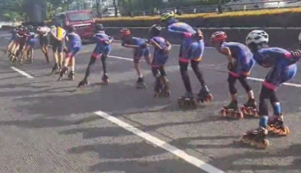 Aksi Rombongan Pemain Sepatu Roda di Jalan Gatot Subroto Tuai Kecaman, Polda Metro Bereaksi Keras