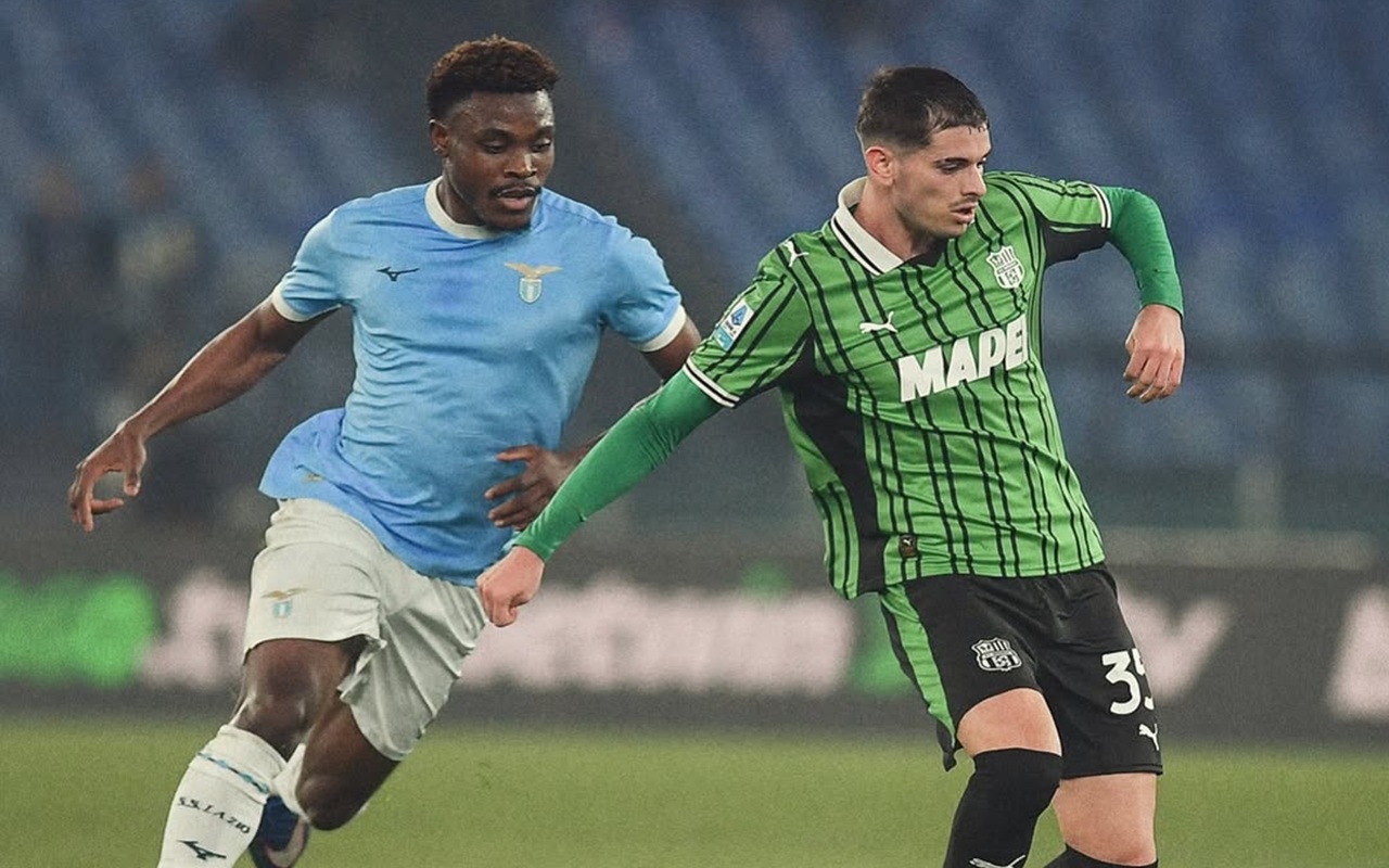 Hasil Lazio vs Sassuolo 2-1: Gol Adam Marusic di Injury Time Bawa Biancocelesti Menang Dramatis