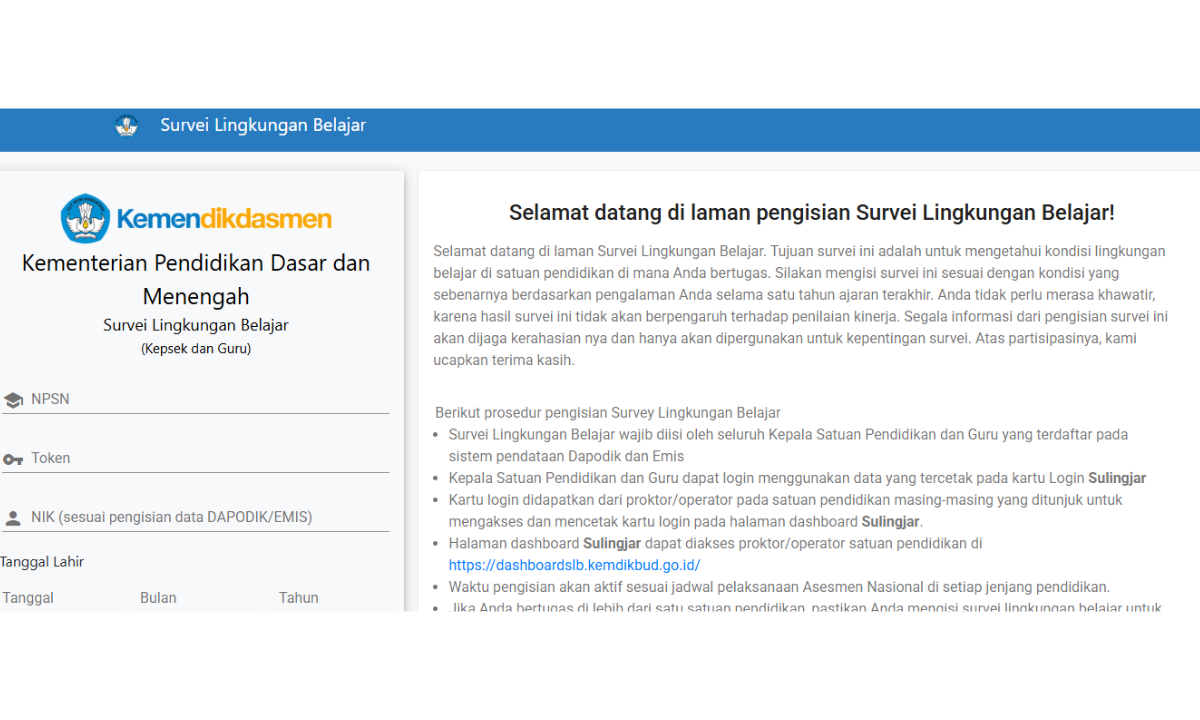 Cara Mengisi Sulingjar 2026 untuk Guru dan Kepala Sekolah, Lengkap dengan Link Resmi