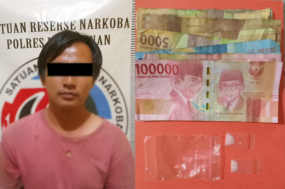 Polres Waykanan Amankan Pengedar Sabu