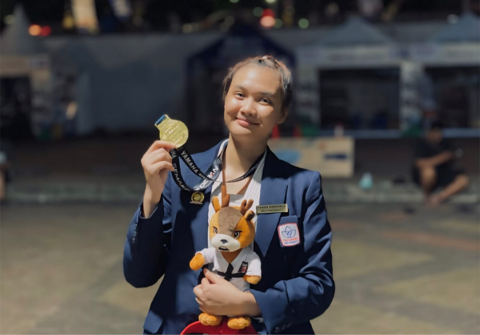 Prestasi Mahasiswi Hukum President University: Kanaya Wakili Indonesia di Kejuaraan Dunia Karate