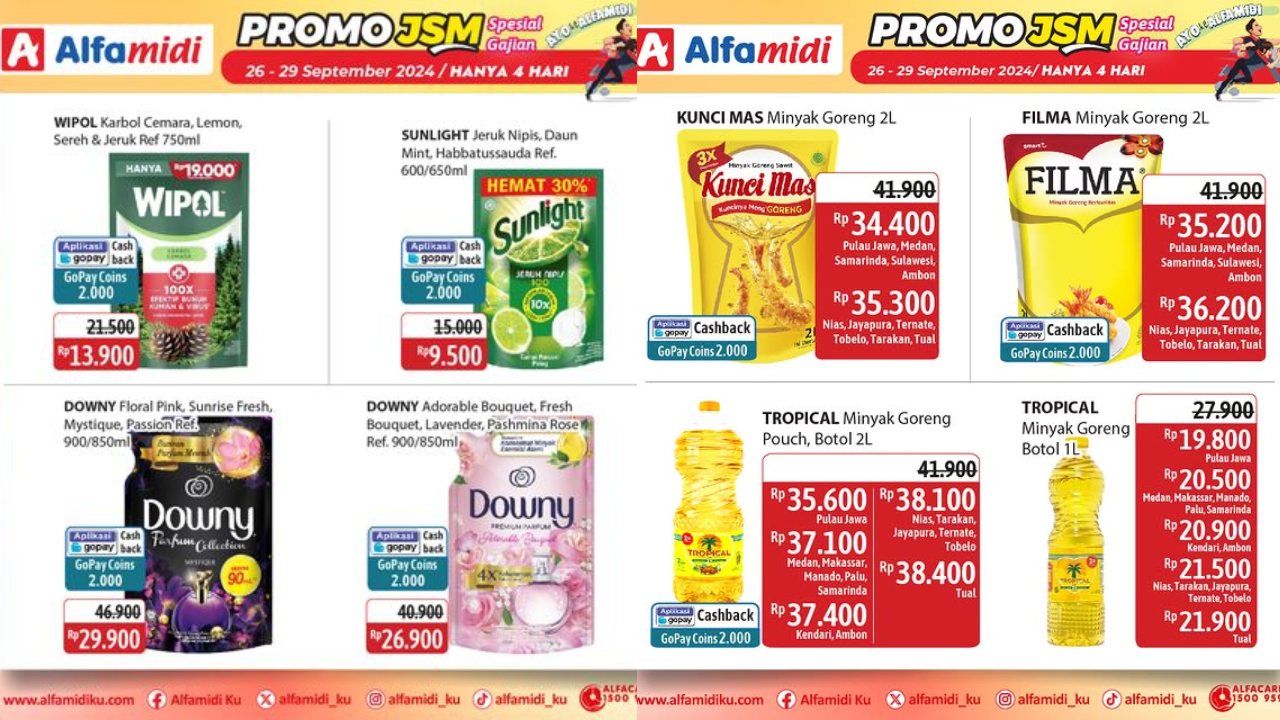 Katalog Promo JSM Alfamidi 27-29 September 2024 Spesial Akhir Bulan, Sunlight Rp9 Ribuan