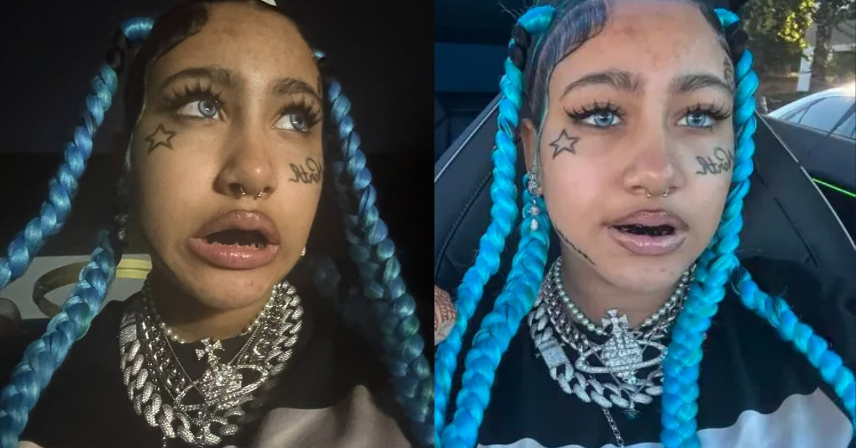 North West Bikin Heboh! Tato dan Piercing Palsu Jadi Gaya Baru 