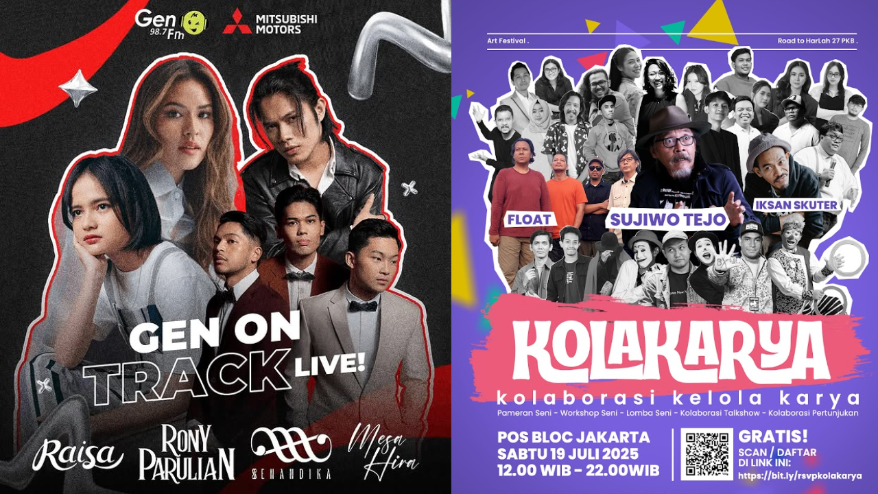 5 Rekomendasi Konser Gratis di Jabodetabek Akhir Pekan 18-20 Juli 2025, Ada Raisa hingga Rony Parulian!