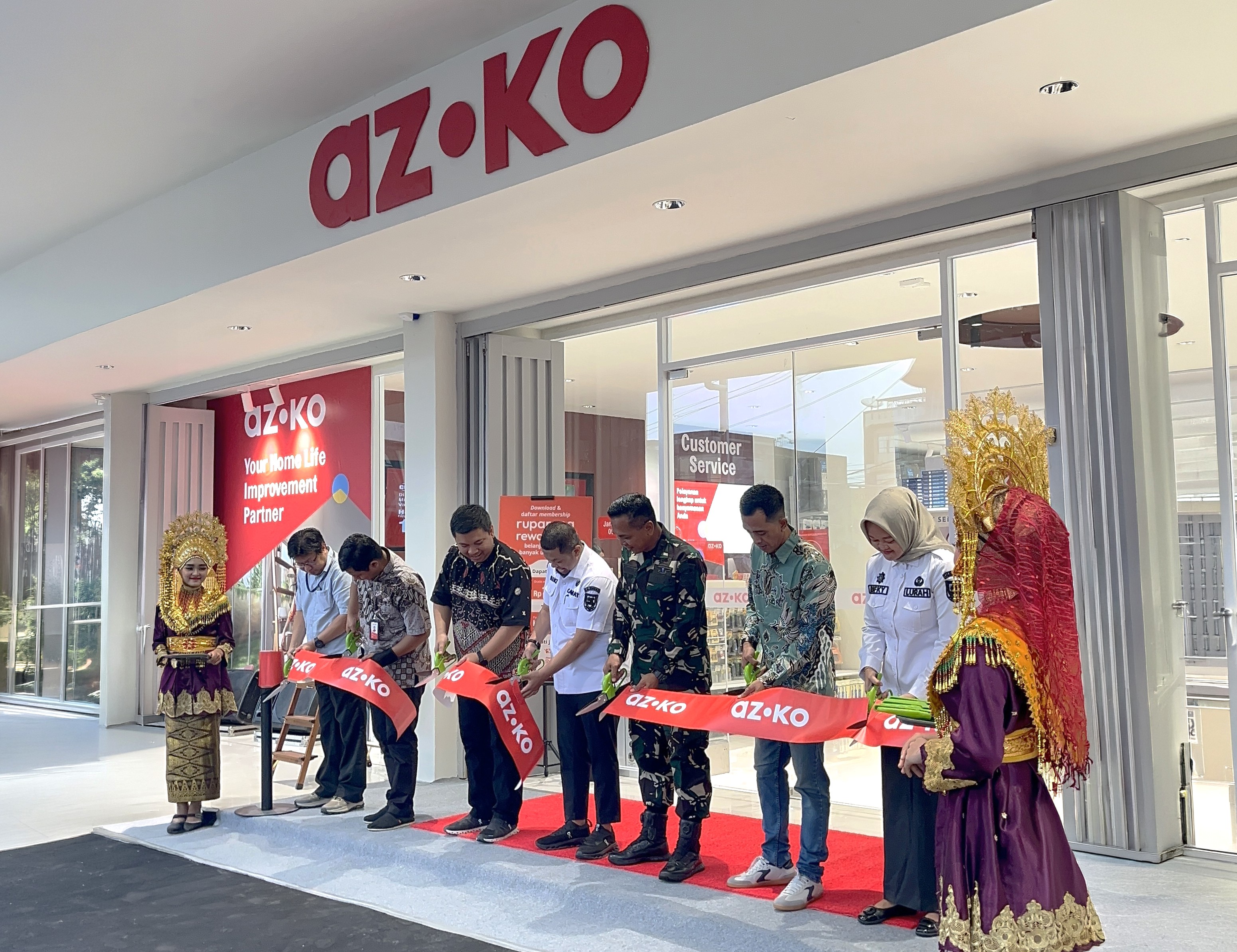 AZKO Buka Toko Perdana di Bengkalis, Dekatkan Solusi Rumah untuk Warga Duri