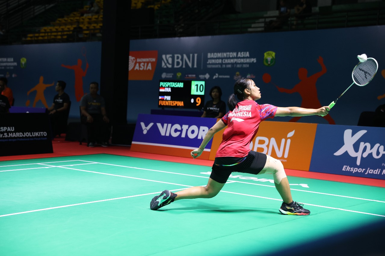 Mutiara Ayu Menang, Indonesia Unggul 2-0 atas Filipina di Badminton Asia Junior Championships 2024