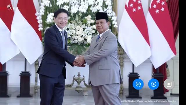 Prabowo Terima Kunjungan PM Singapura, Bahas Kerjasama Strategis dan Isu Global