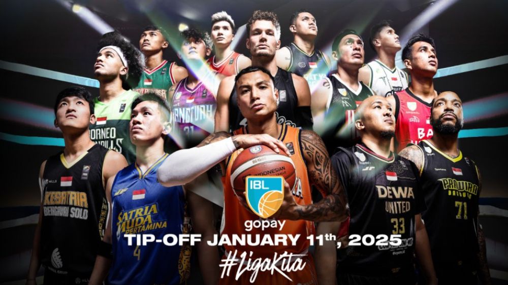 Profil 14 Tim IBL 2025, Siap Berlaga 11 Januari