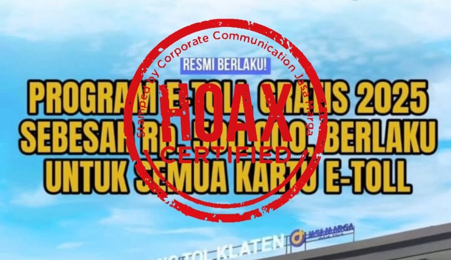 Waspada Penipuan Program e-Toll Gratis Rp 500 Ribu, Jasa Marga Pastikan Hoaks!