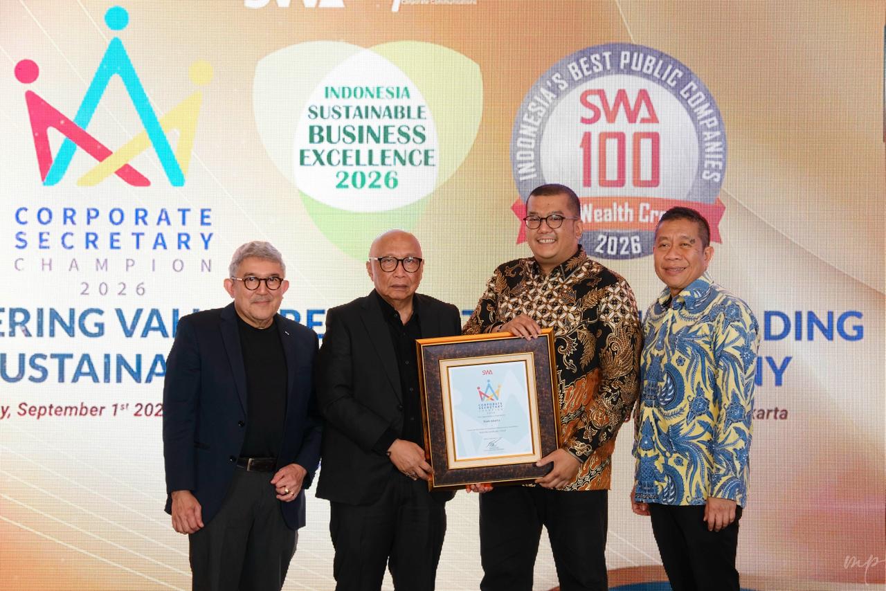 Bank Jakarta Raih Corporate Secretary Champion 2026 dari SWA