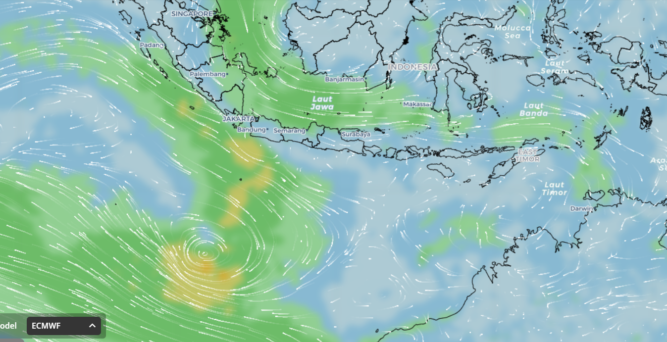 Waspada! Bibit Siklon Tropis 97S Terdeteksi di Selatan Jawa Timur, Picu Cuaca Ekstrem Untuk Beberapa Wilayah Ini