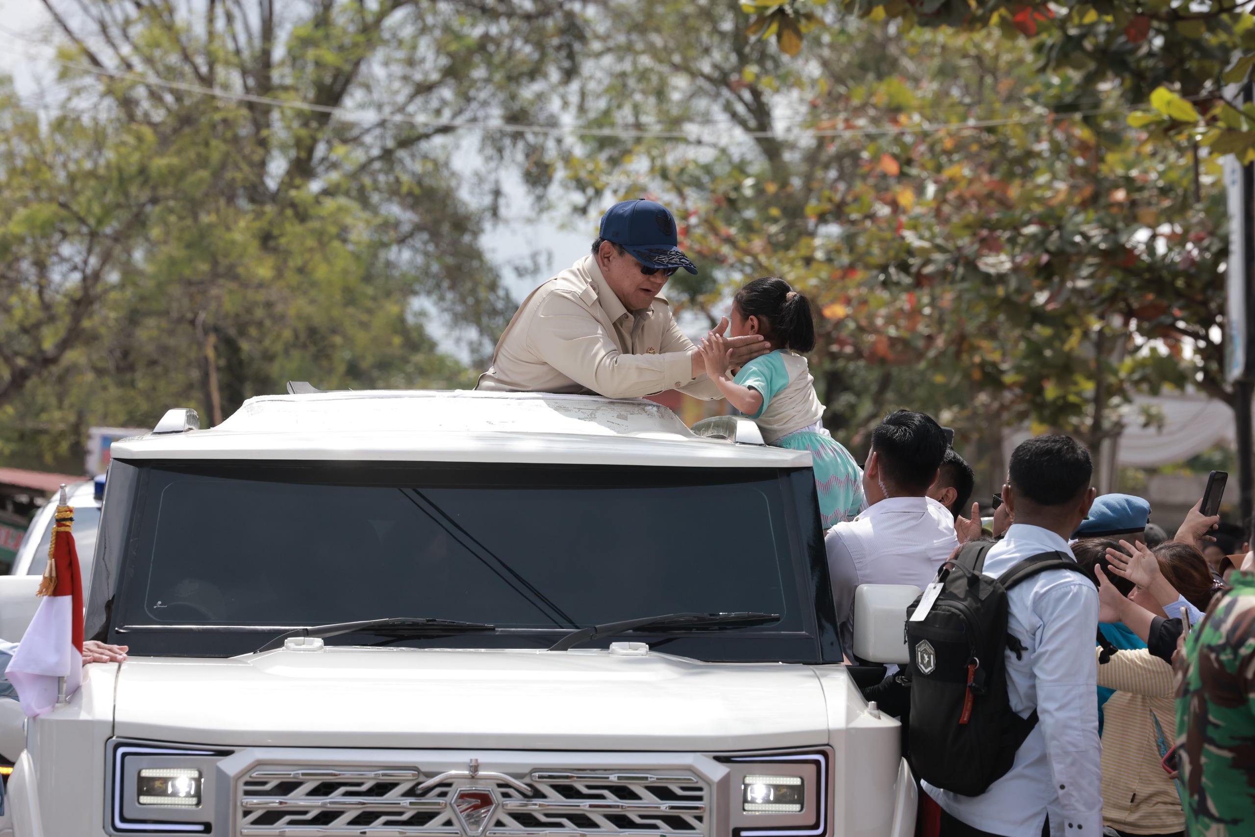 Kunjungi Kabupaten Langkat, Sumut, Prabowo Sebut TNI-Polri Jadi Garda Terdepan Penanganan Bencana