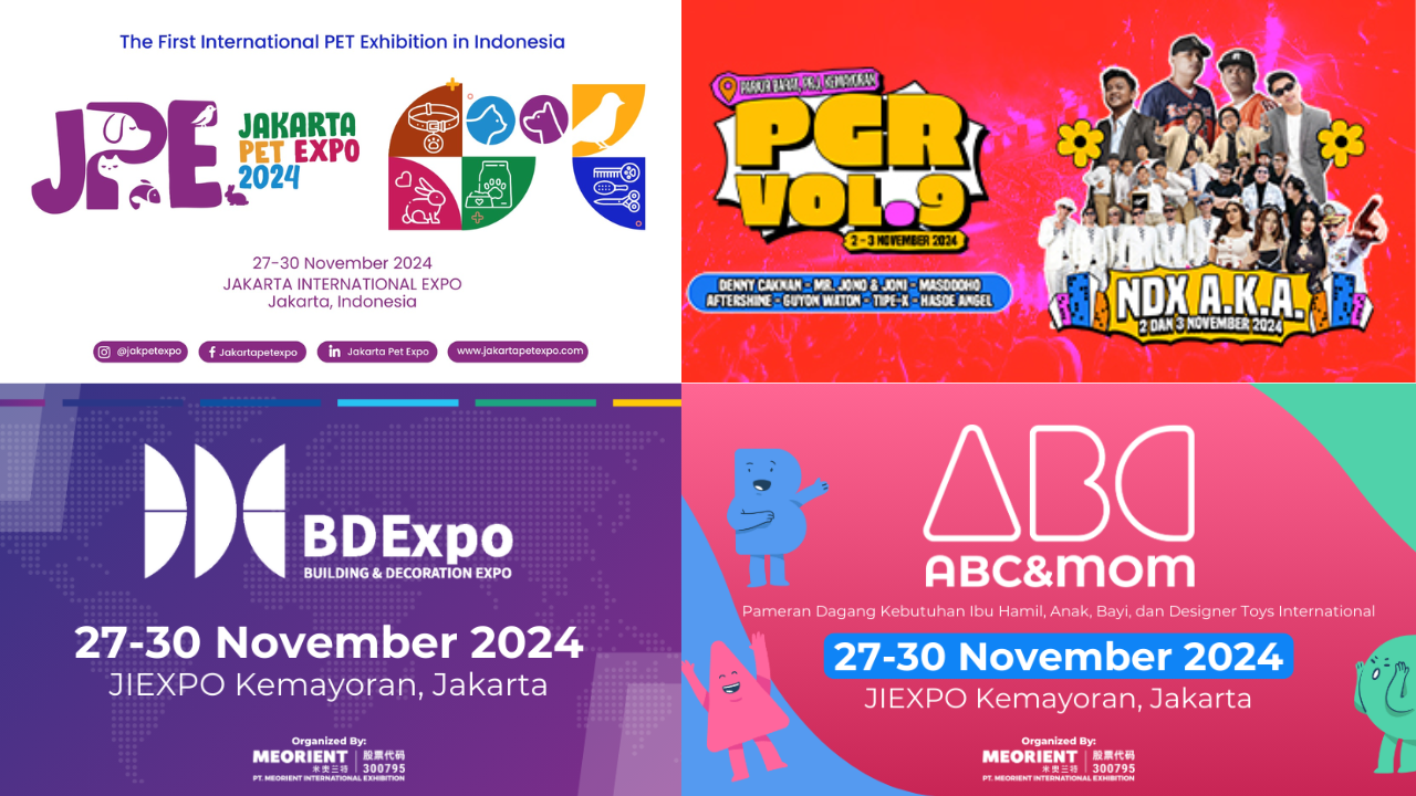 15 Daftar Event Jakarta di JIExpo Kemayoran November 2024, Ada Pameran PET Expo!