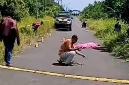 Nahas, Wanita Muda Berpakaian Pink Tewas Tergeletak di Jalan Raya di Sekayu, Diduga Dibunuh