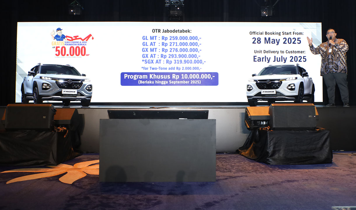 Siap Jadi Pilihan Utama, Suzuki Umumkan Harga Resmi Fronx