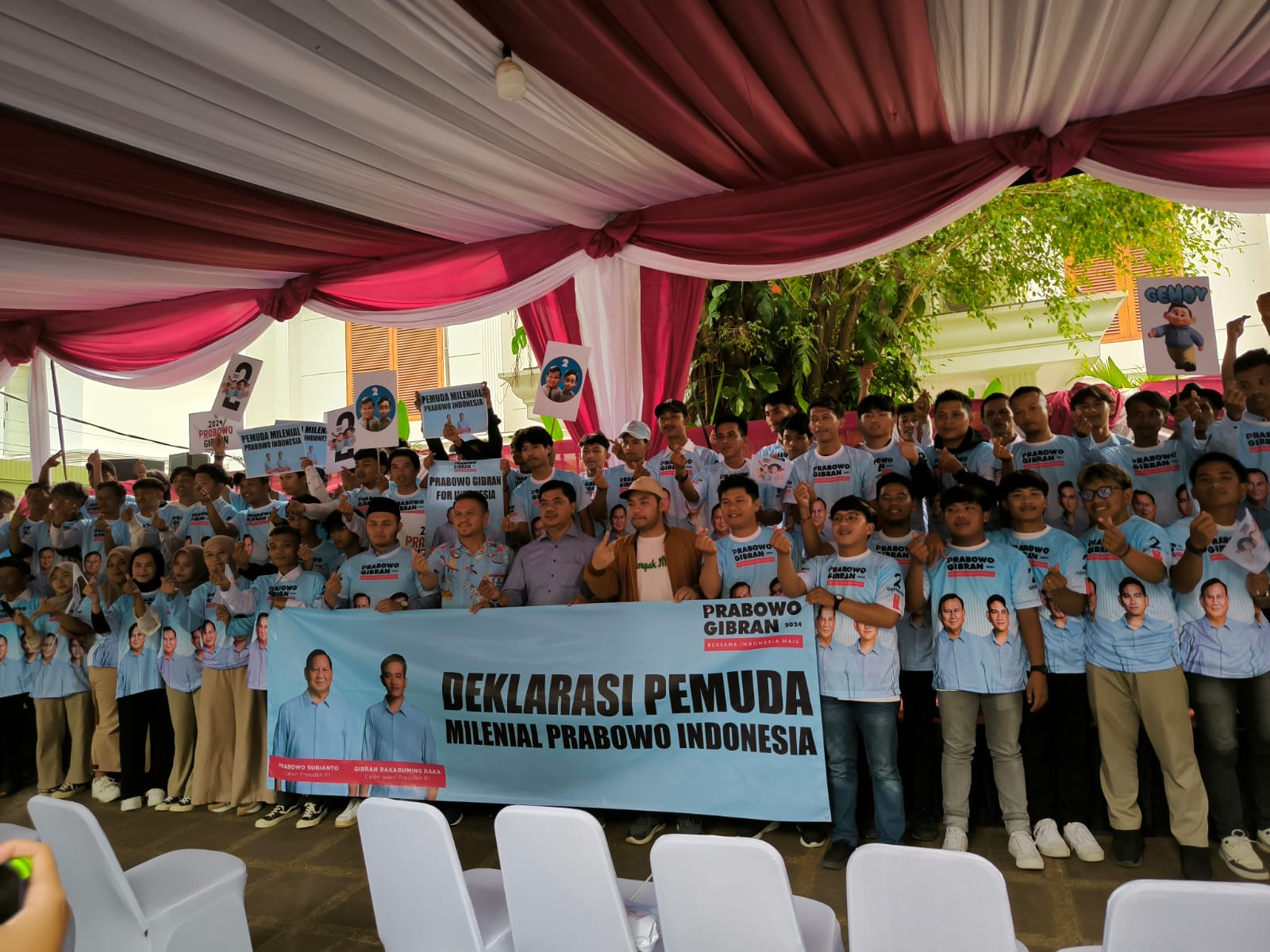 Relawan Pemuda Milenial Prabowo Indonesia Siap Menangkan Satu Putaran