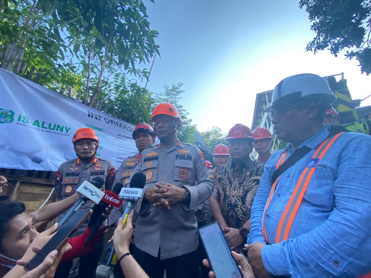 Respons Kapolda Jatim soal Dugaan Kelalaian Konstruksi Ponpes Al-Khoziny