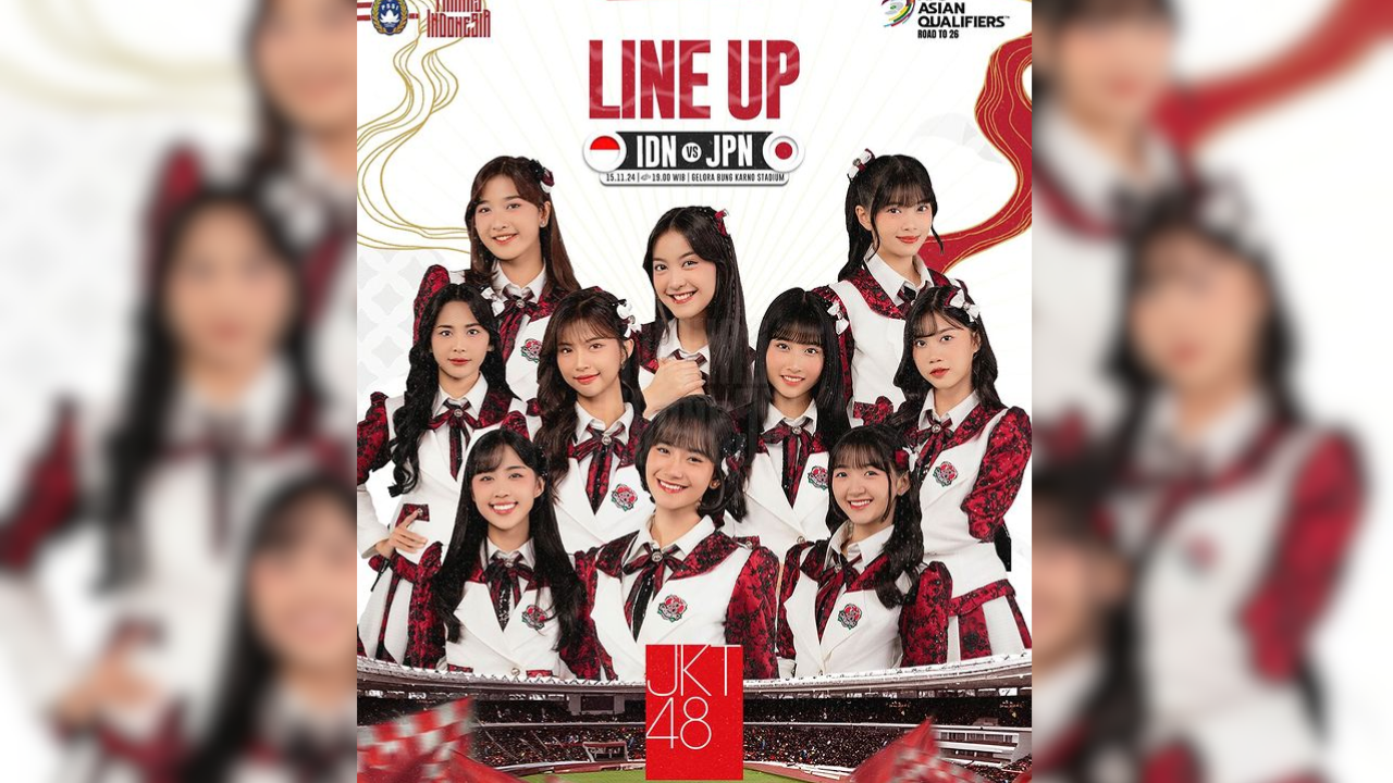 JKT48 Bakal Tampil usai Laga Timnas Indonesia vs Jepang Kualifikasi Piala Dunia 2026 pada 15 November 2024 