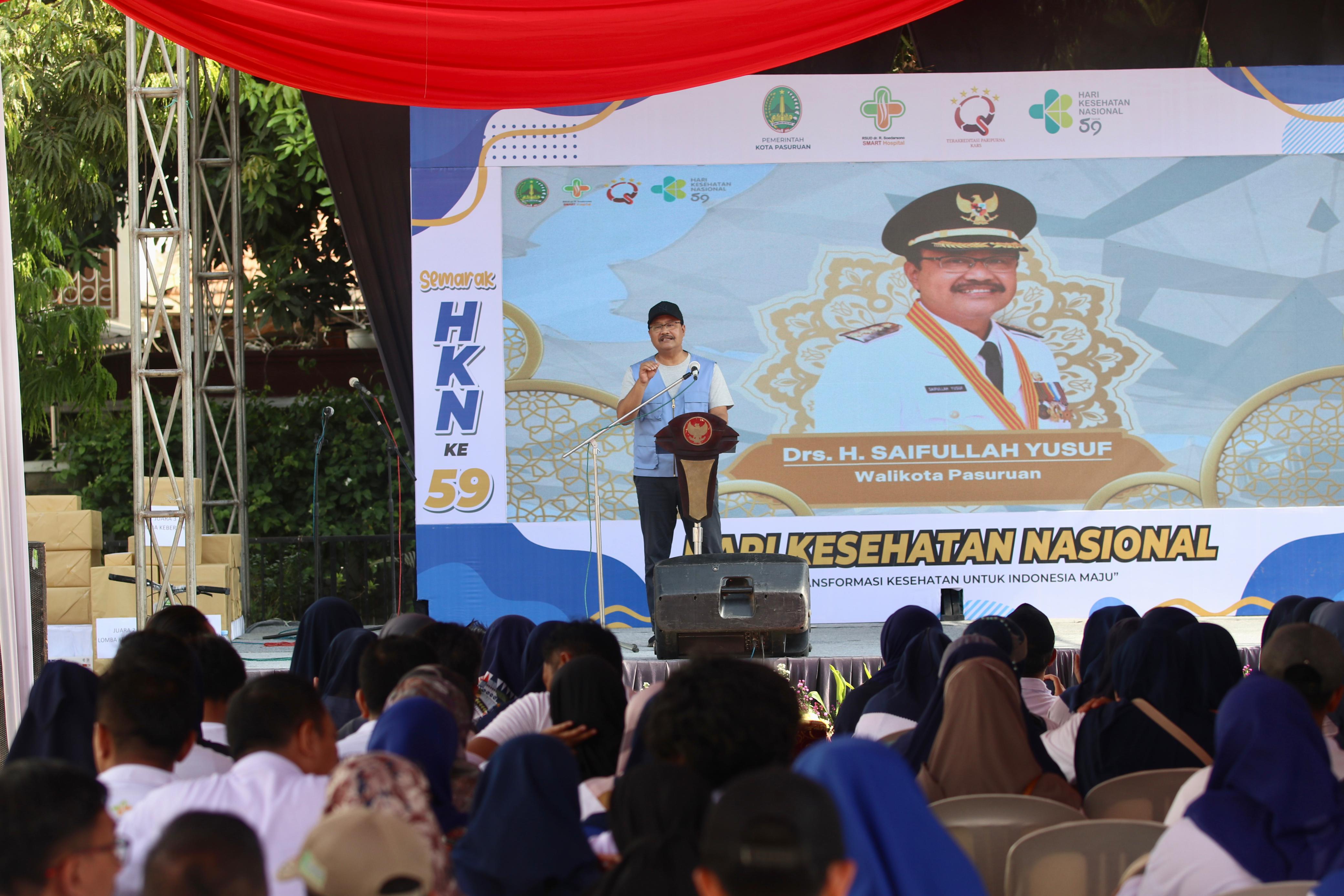 Kota Pasuruan Punya E-Resep Guna di Peringatan Hari Kesehatan Nasional 
