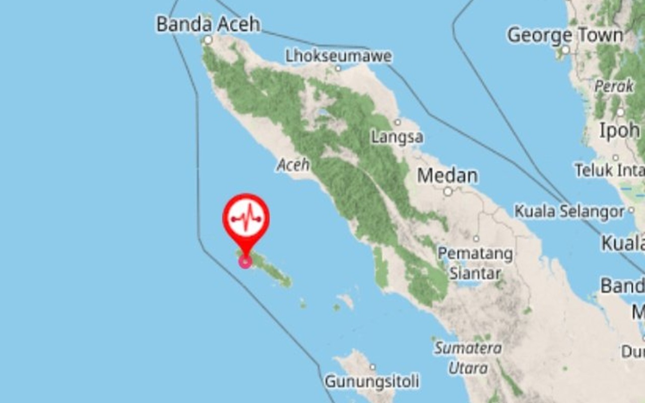 Aceh Digetarkan Gempa 6,3 Magnitudo, Ini Lokasi Pusat Gempanya