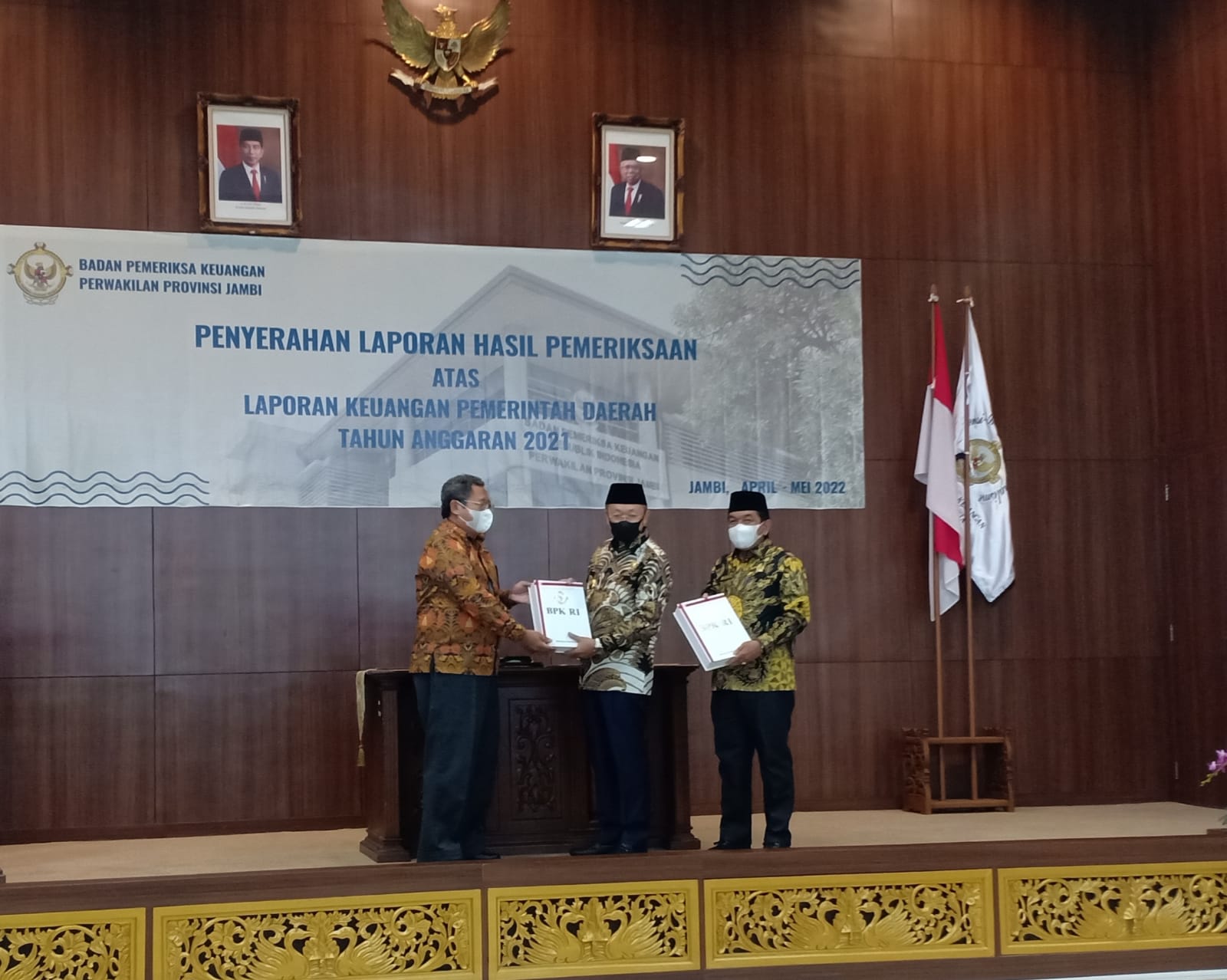 Pemkab Sarolangun Raih WTP Dari BPK RI Jambi