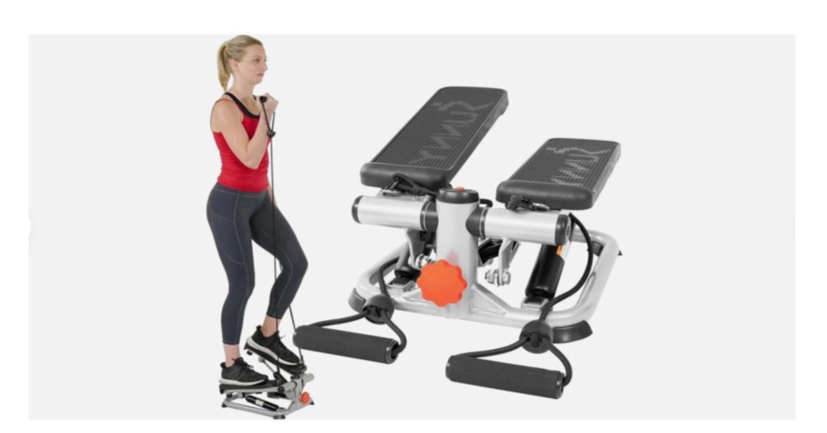 Praktis! Bakar Kalori sambil WFH dengan Mini Stepper Hidrolik Digital 