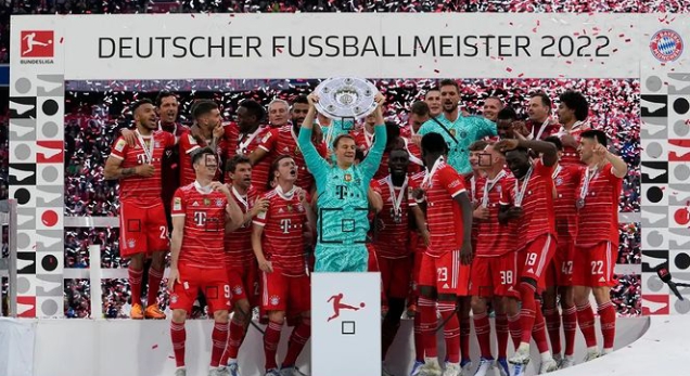 Bayern Munchen Rayakan Gelar Juara Liga Jerman yang ke 10