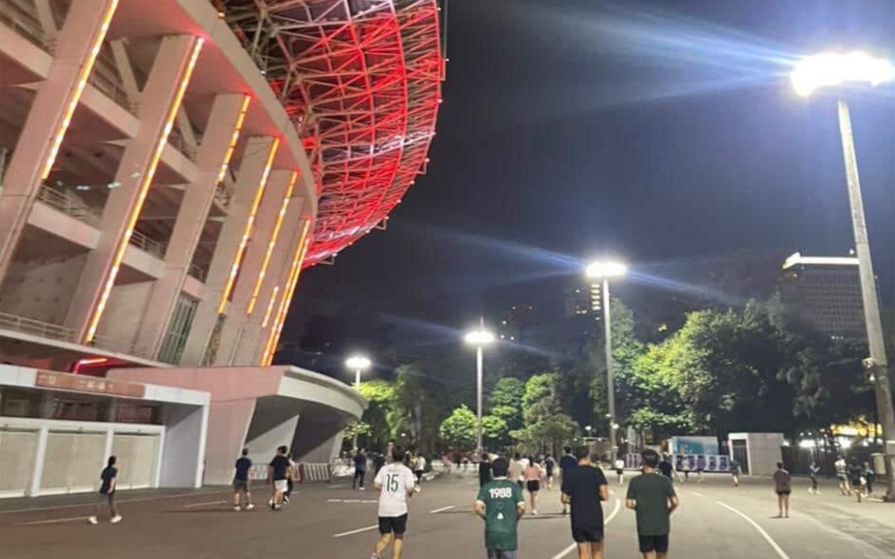 Jakarta Sepi, Kawasan GBK Jadi Daya Tarik Warga Giat Olahraga dan Kulineran