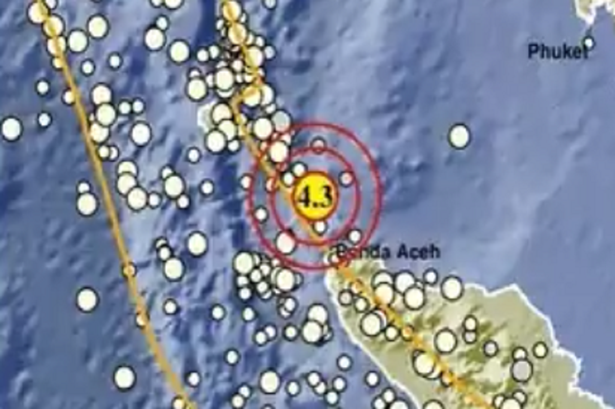 Terjadi Gempa di Kota Sabang, Aceh Pagi Ini, Ada Potensi Tsunami?